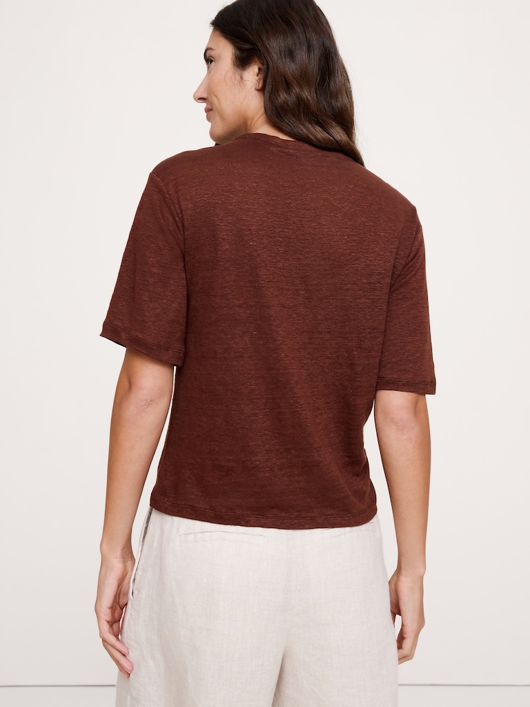 Relaxed Linen T-Shirt