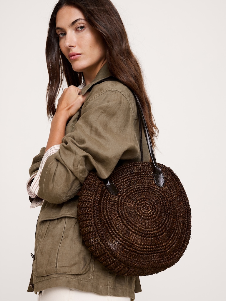 Elysia Raffia Bag by Bembien