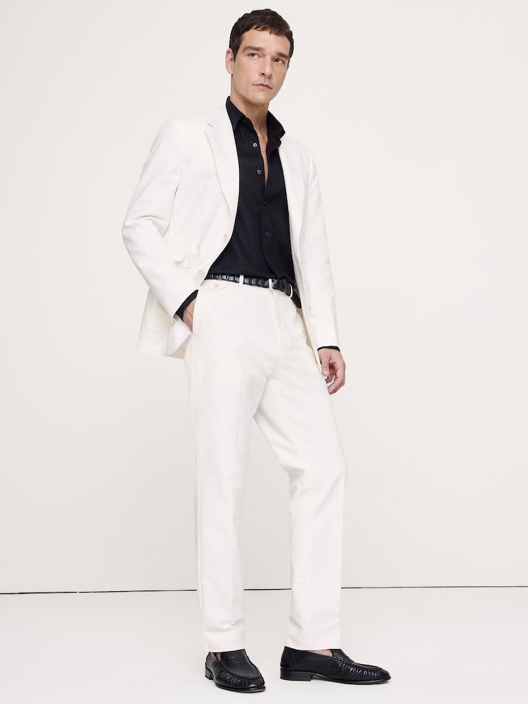 Italian Cotton-Linen Suit Pant