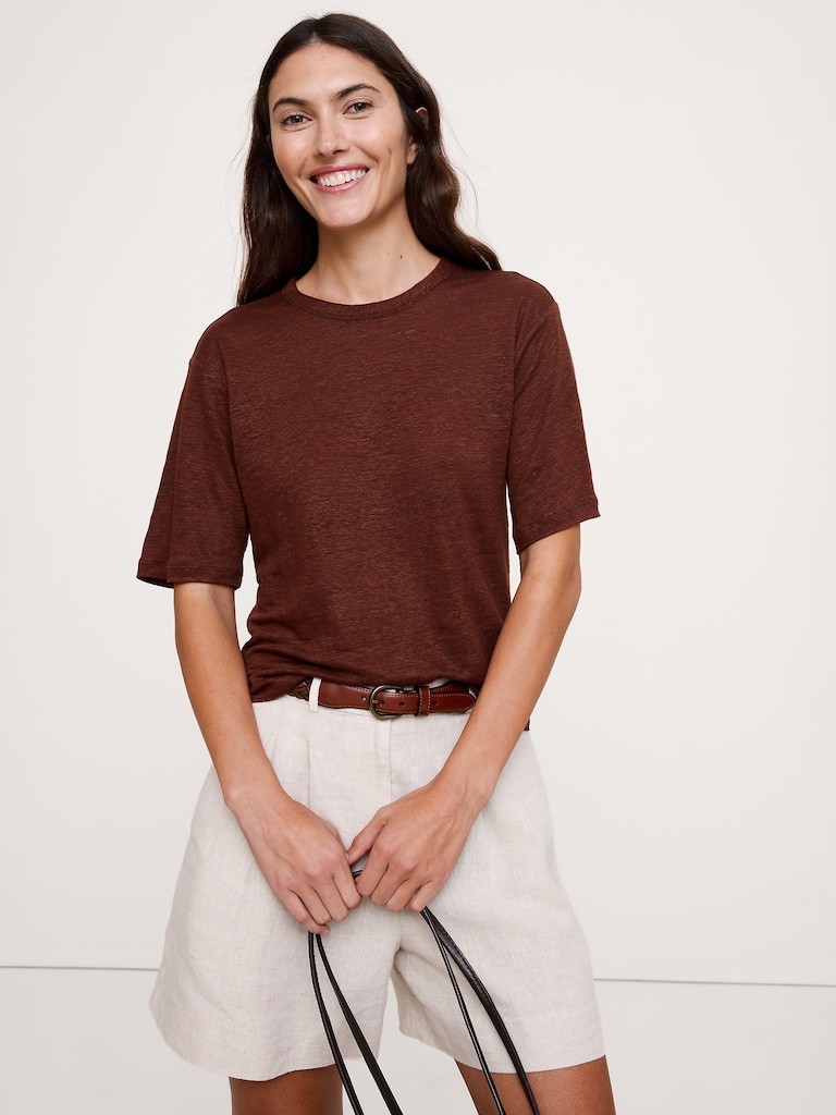 Relaxed Linen T-Shirt