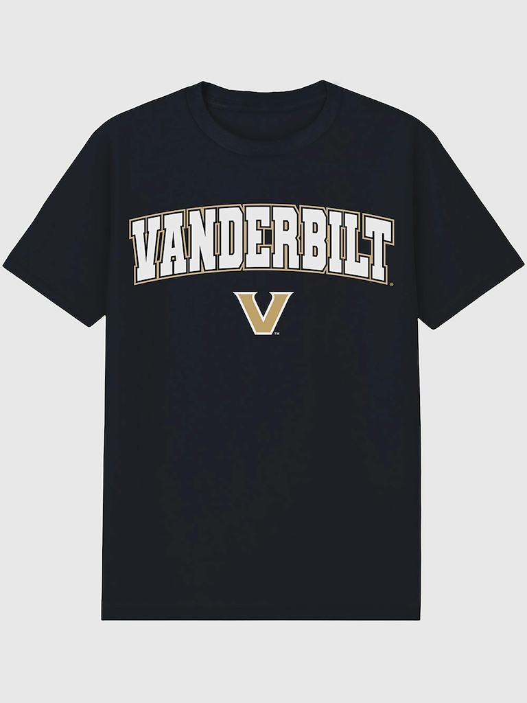 Vanderbilt University Arch Logo Graphic T-Shirt for Men