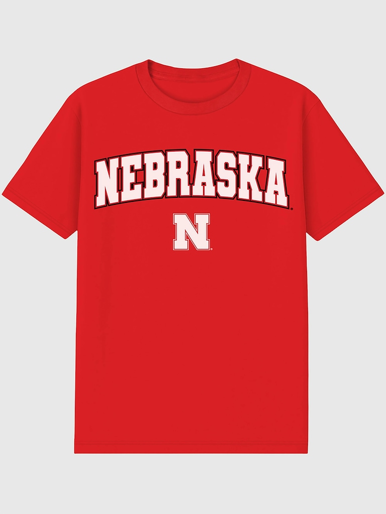 University of Nebraska Arch Logo Graphic T-Shirt for Men