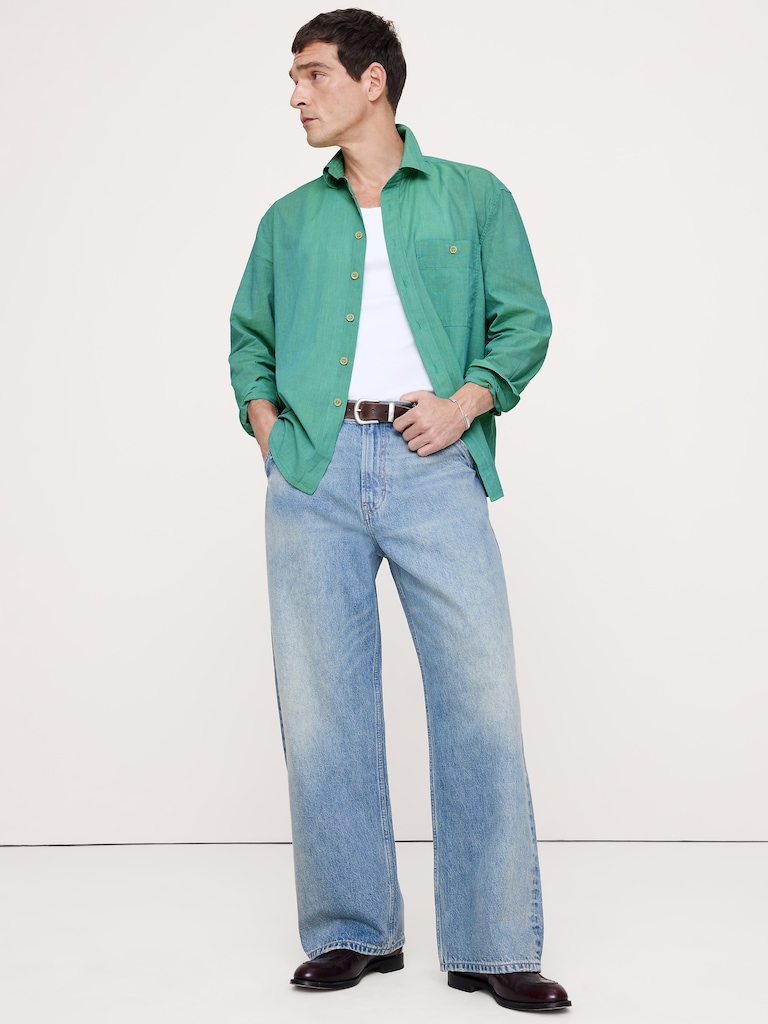 Relaxed-Fit Summerweight Cotton Shirt