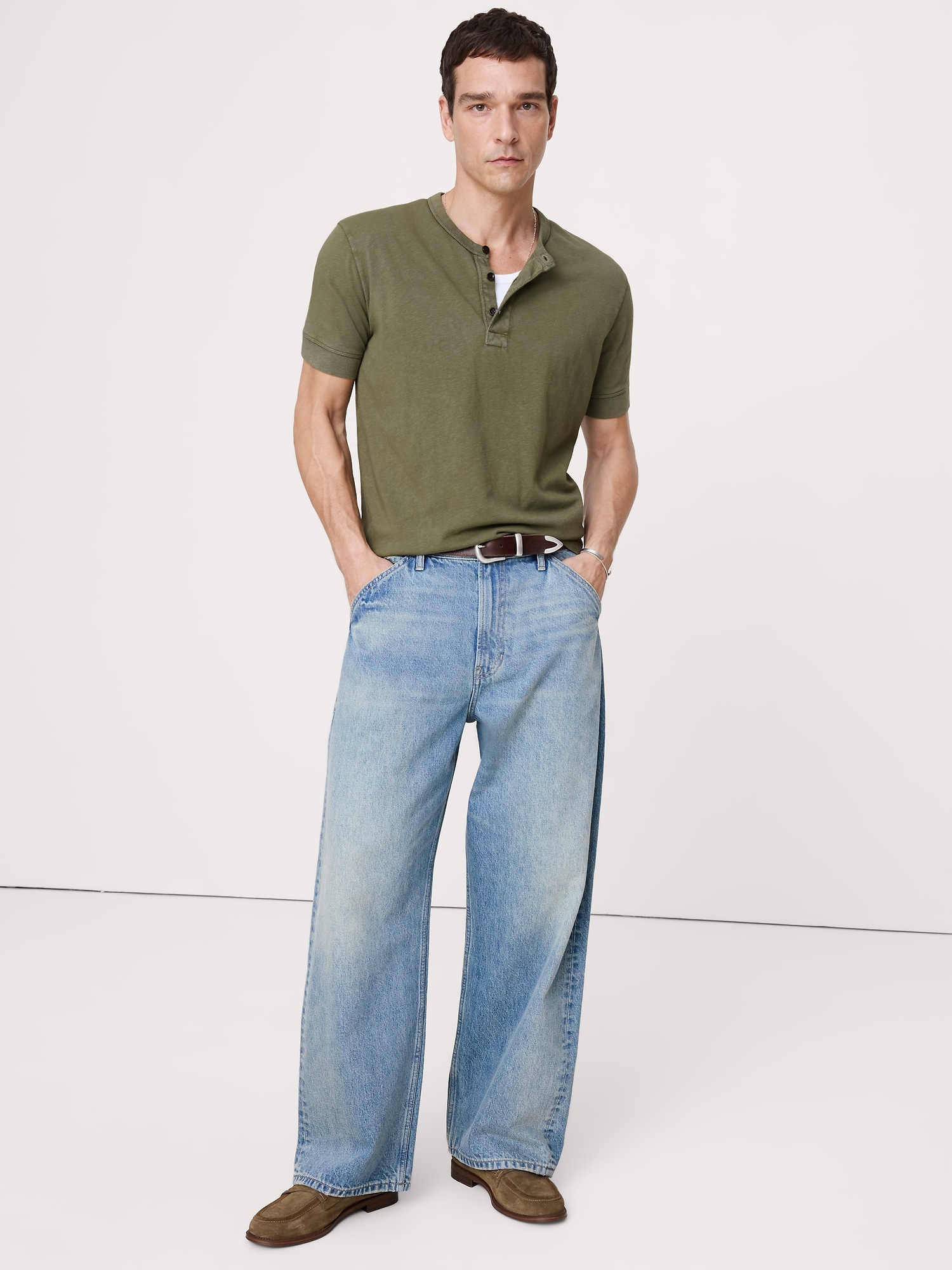 Men's Henley T-Shirts | Banana Republic