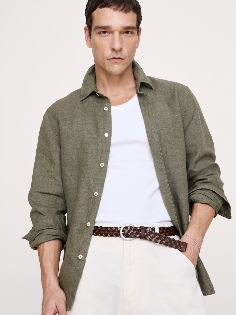 Braided Leather Belt