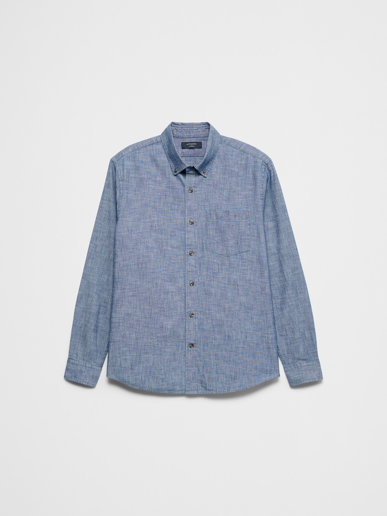 Standard-Fit Softwash Chambray Shirt
