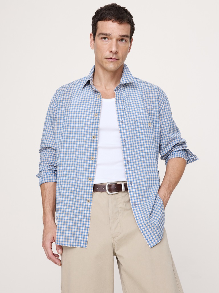 Relaxed-Fit Summerweight Cotton Shirt