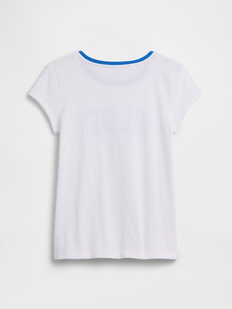 Kids Get Blue Ringer Graphic T-Shirt