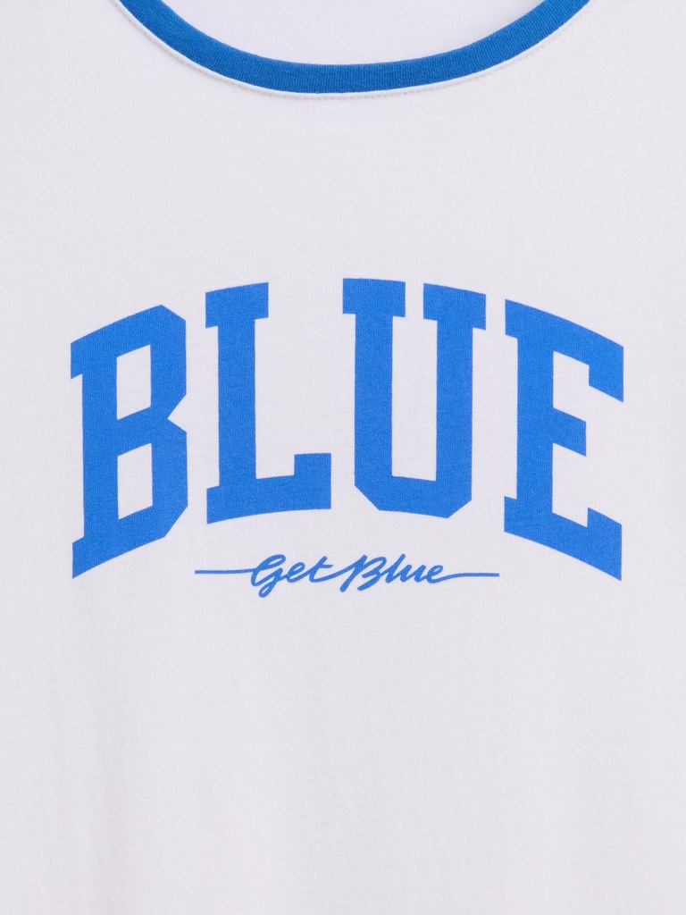 Kids Get Blue Ringer Graphic T-Shirt