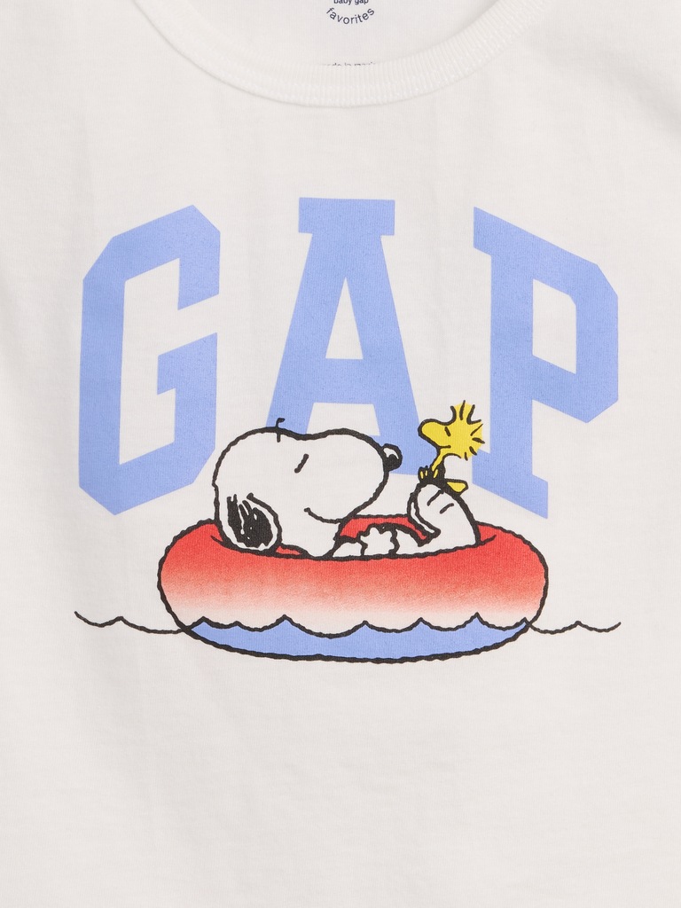 babyGap Peanuts Logo Tank Top