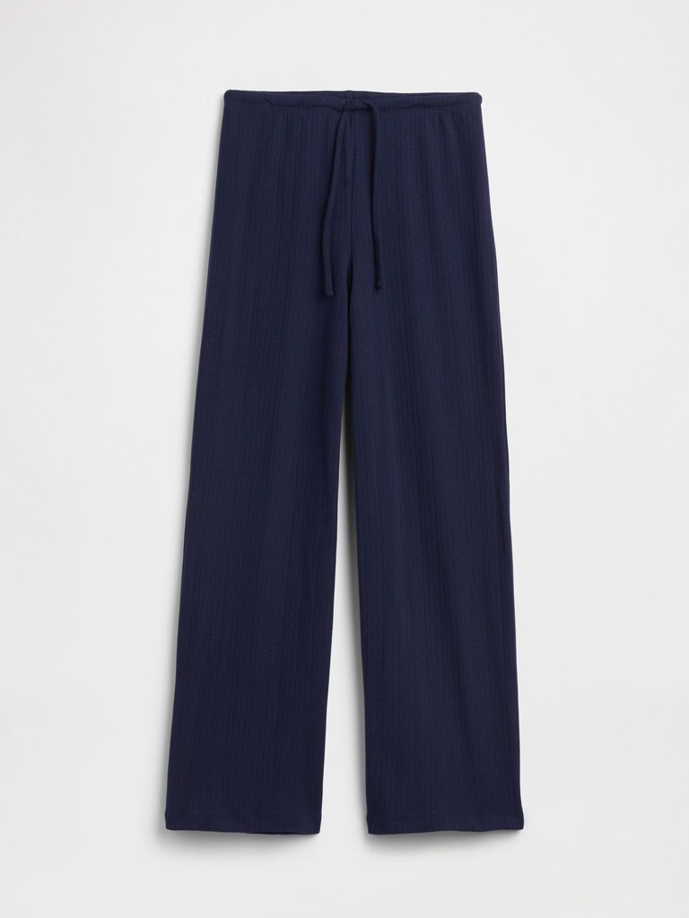 Relaxed Pointelle PJ Pants