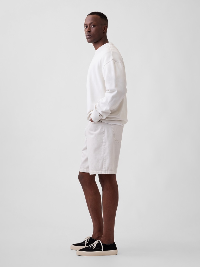 9" Loose Denim Shorts