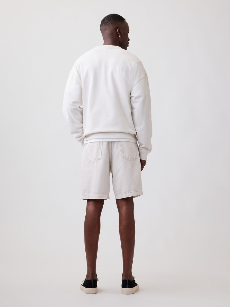 9" Loose Denim Shorts