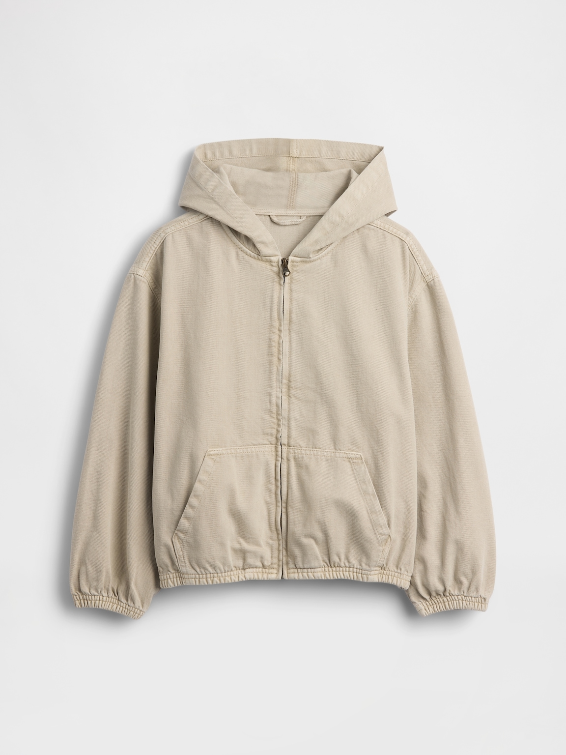 Kids Denim Relaxed Hooded Jacket