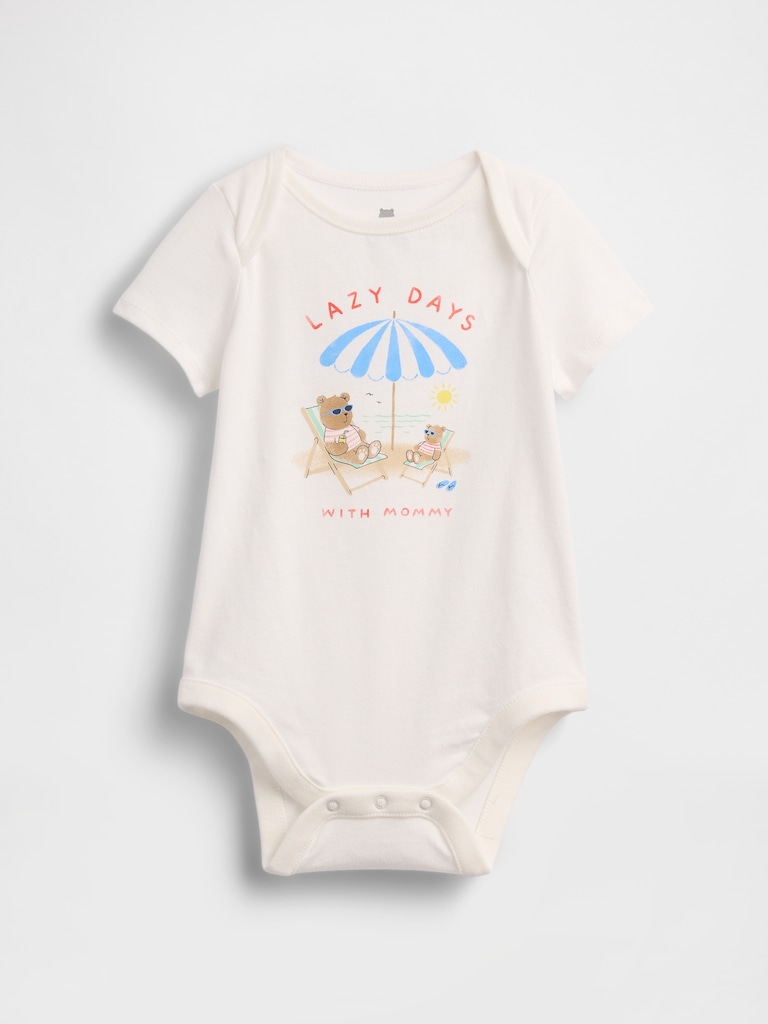 Baby First Favorites Organic Cotton Graphic Bodysuit