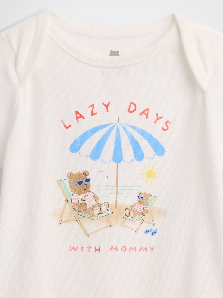 Baby First Favorites Organic Cotton Graphic Bodysuit