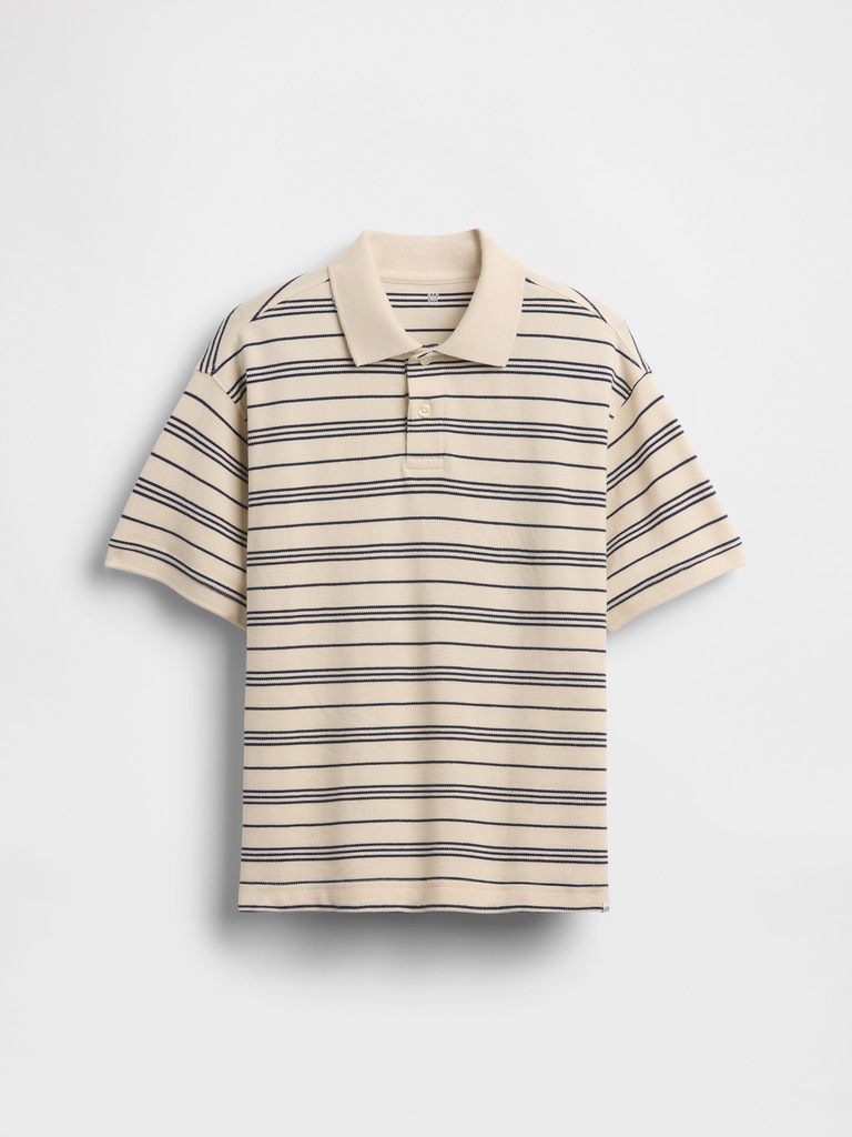 Kids Relaxed Pique Polo Shirt
