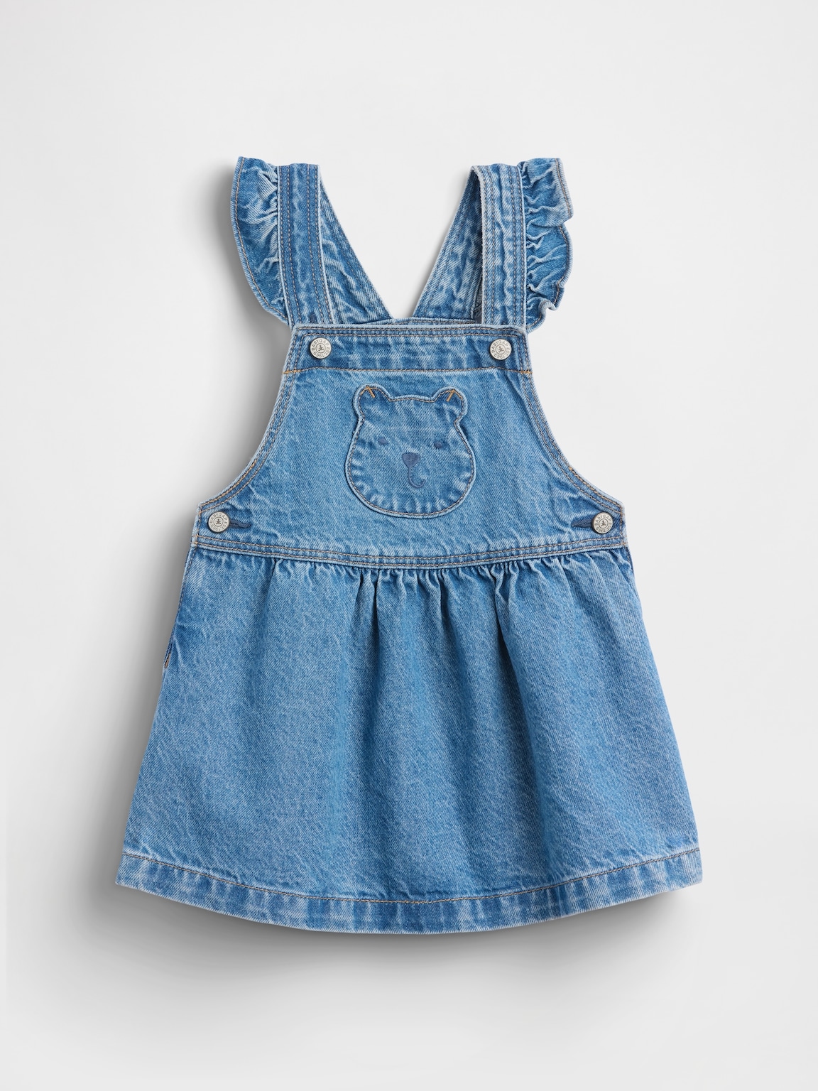 Baby & Toddler Bear Pocket Denim Skirtall