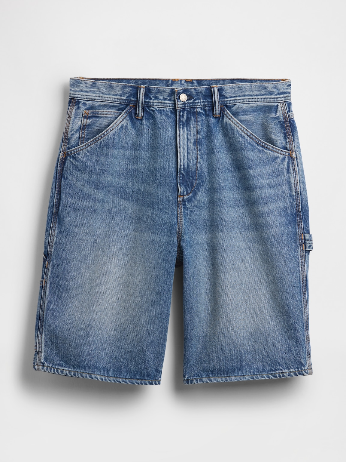 10.5" Baggy Denim Carpenter Shorts