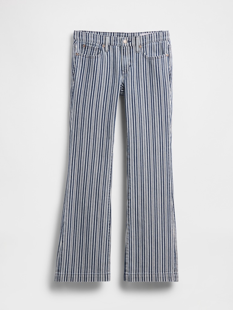 Low Rise Long & Lean Stripe Jeans