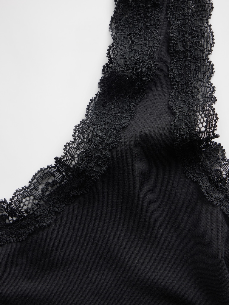 Softest Modal Lace-Trim PJ Tank Top