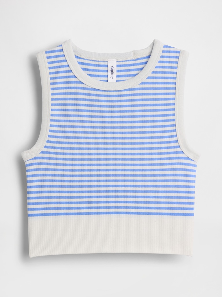 Seamless Rib Crop Tank Top
