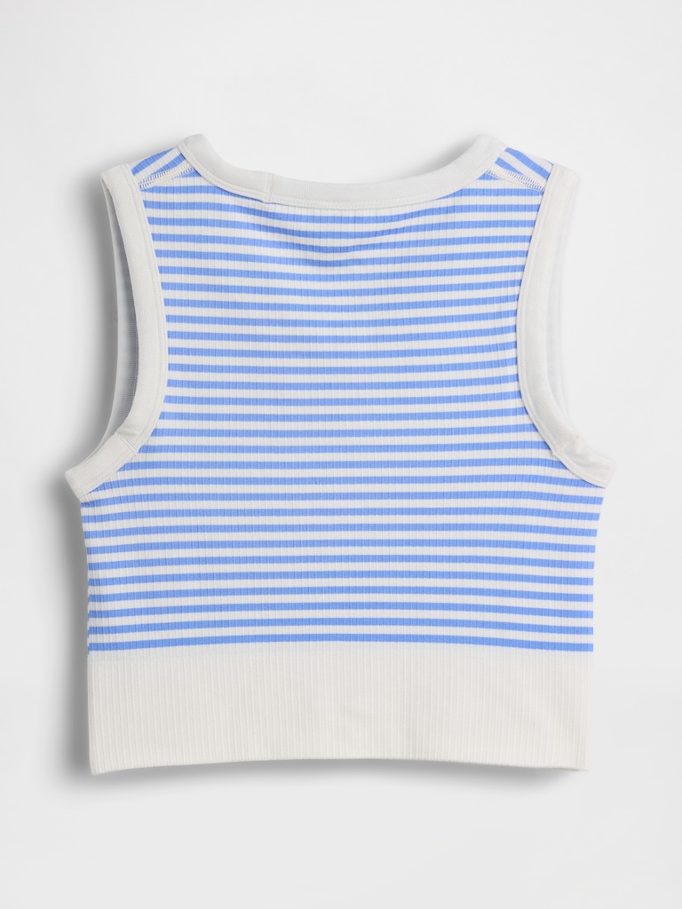 Seamless Rib Crop Tank Top