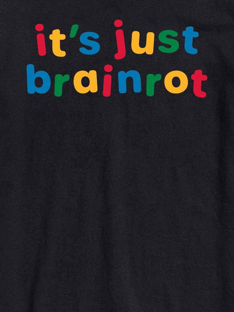 Just Brainrot Short Sleeve Graphic T-Shirt