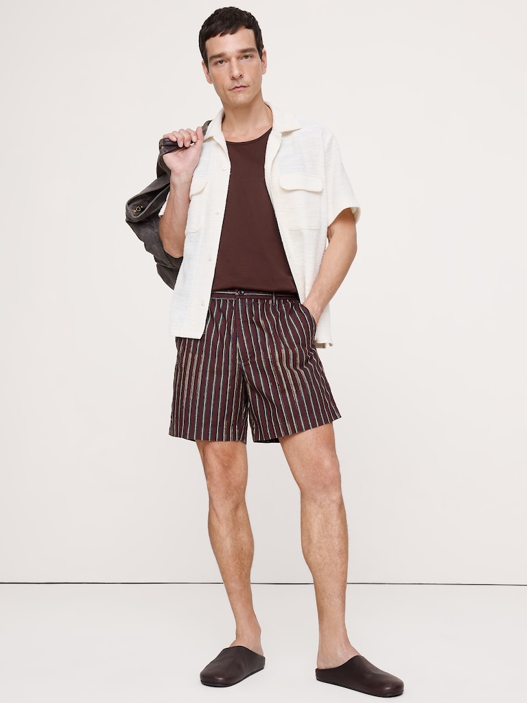 The Weekender 7" Pull-On Short in Cotton
