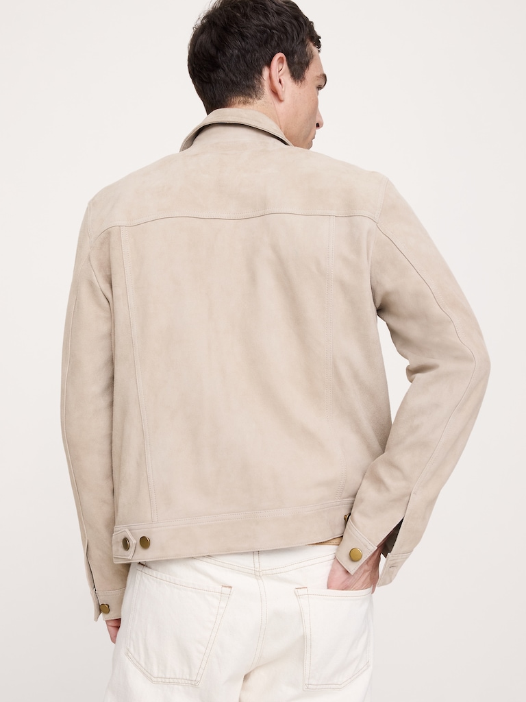 Suede Trucker Jacket
