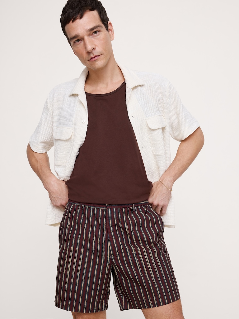 The Weekender 7" Pull-On Short in Cotton