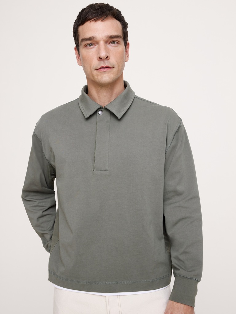 Heavyweight Cotton Flight Polo