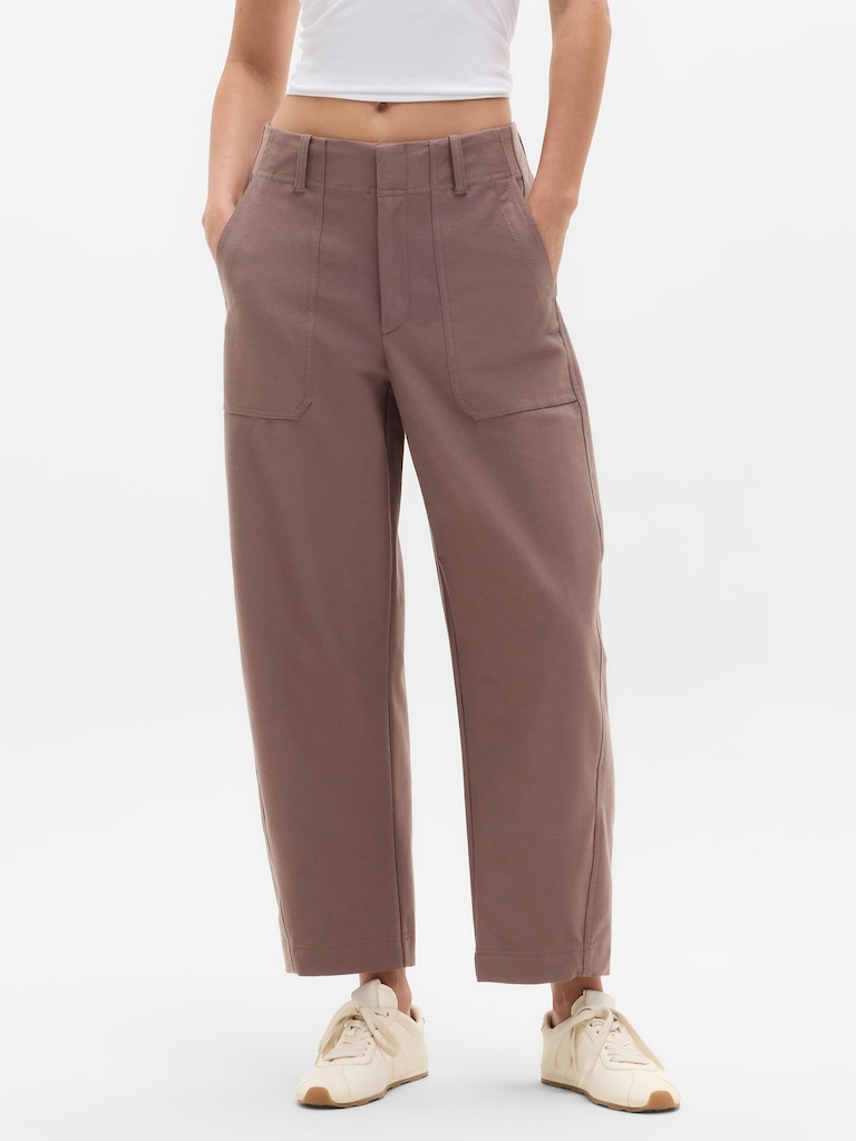 Skyline High Rise Barrel Leg Pant