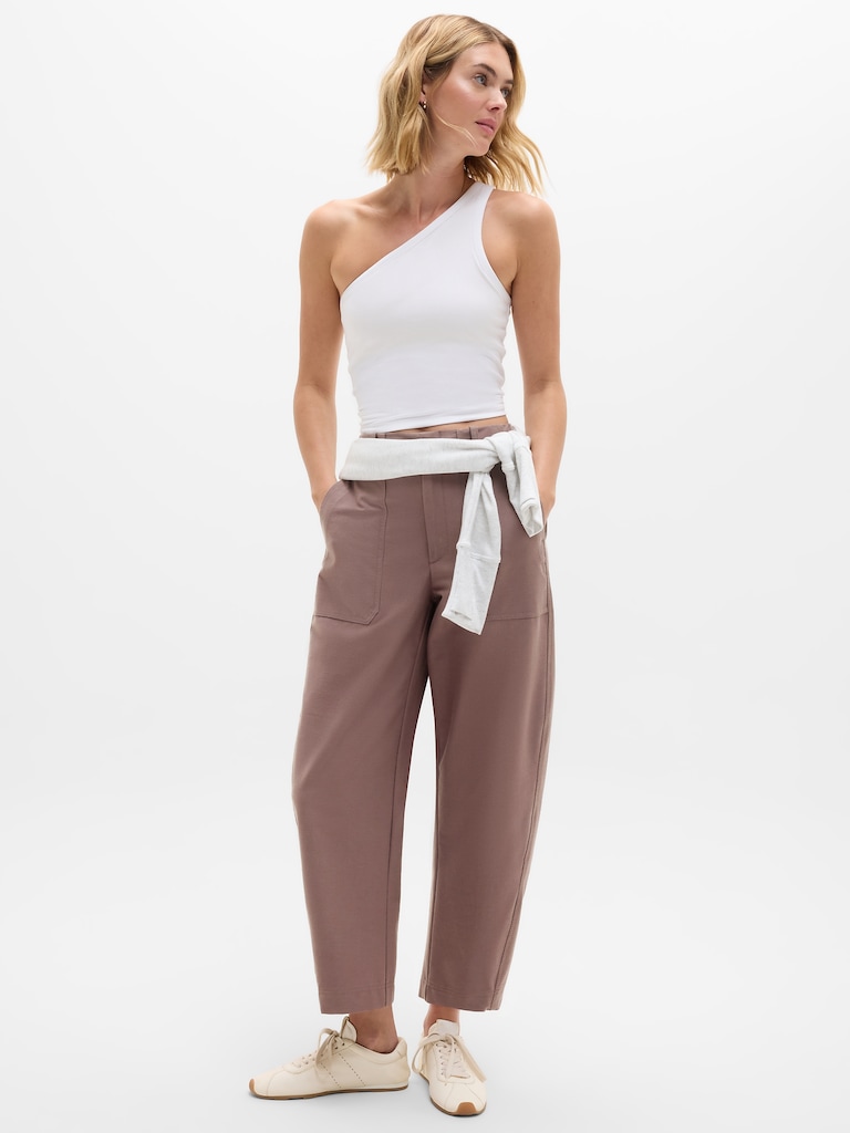 Skyline High Rise Barrel Leg Pant