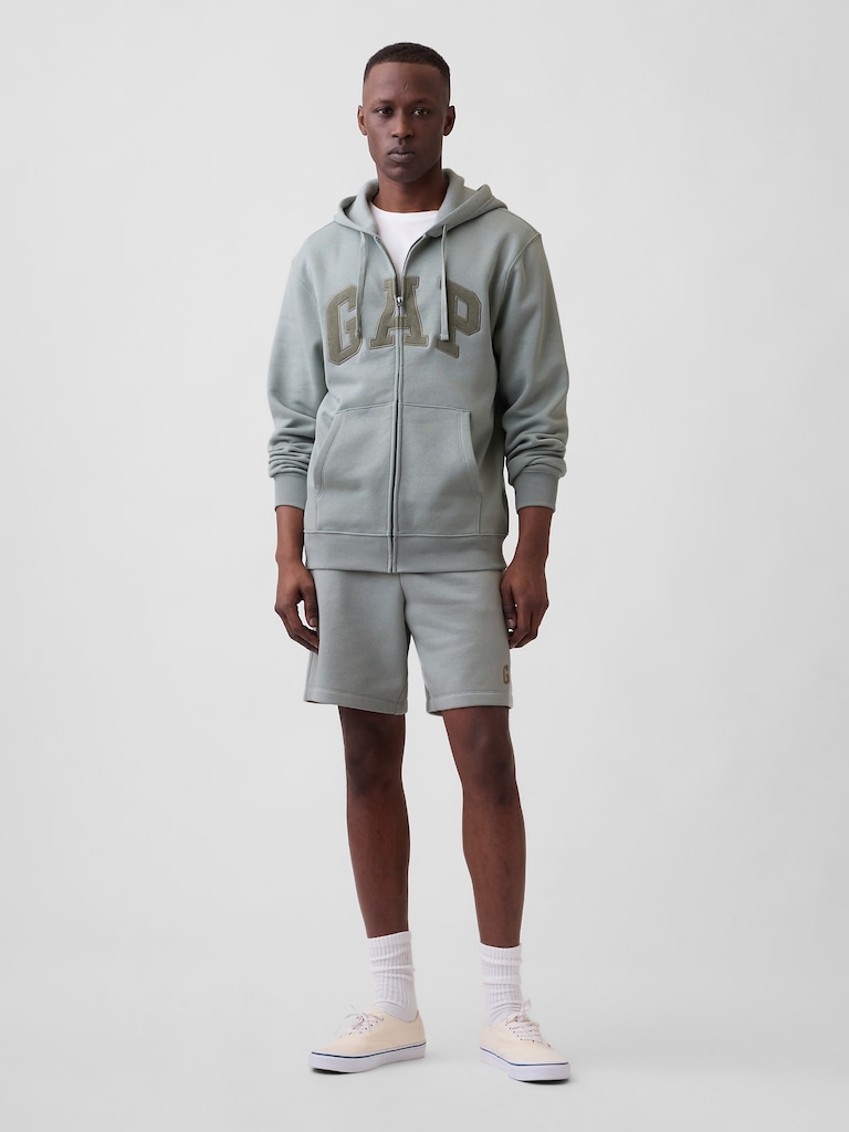 Adult Relaxed Gap Logo Zip Hoodie