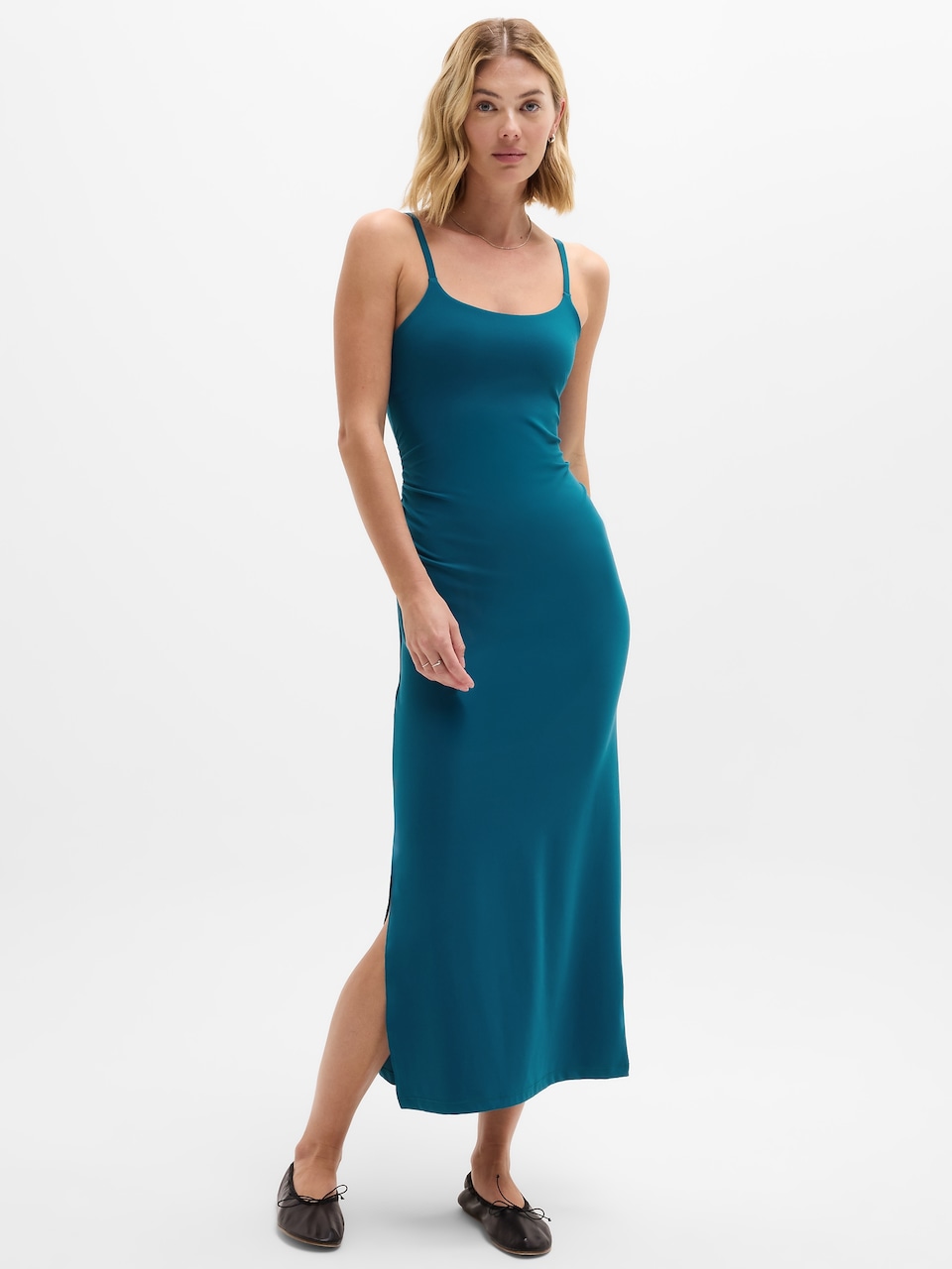 V-Neck Hardware One-Piece Swimsuit