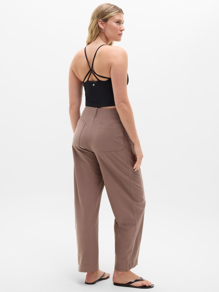 Skyline High Rise Barrel Leg Pant