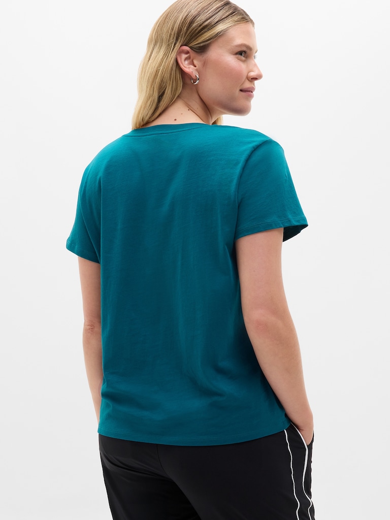 Favorite Cotton V-Neck Tee
