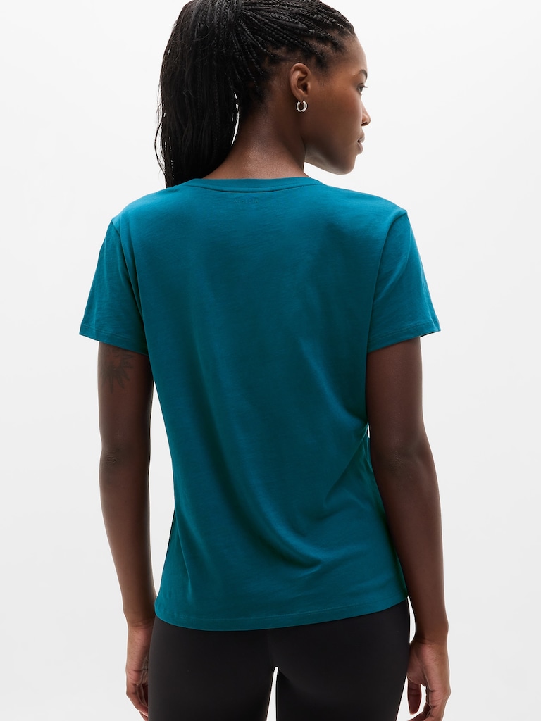 Favorite Cotton V-Neck Tee