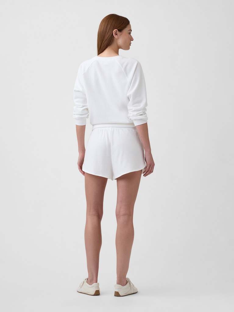 Relaxed French Terry Dolphin Shorts