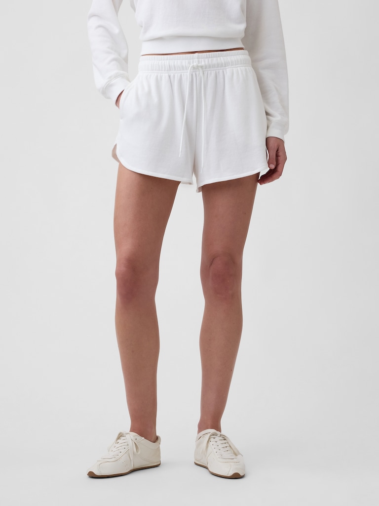 Relaxed French Terry Dolphin Shorts