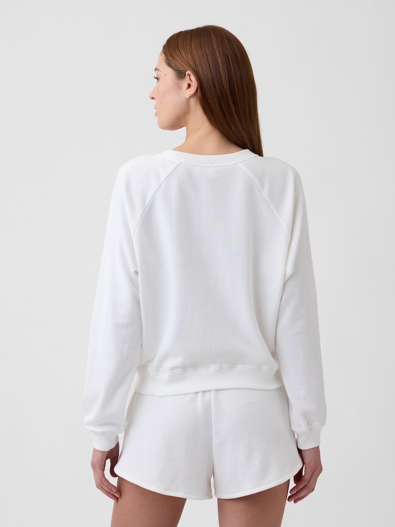 Relaxed French Terry Crewneck Sweatshirt