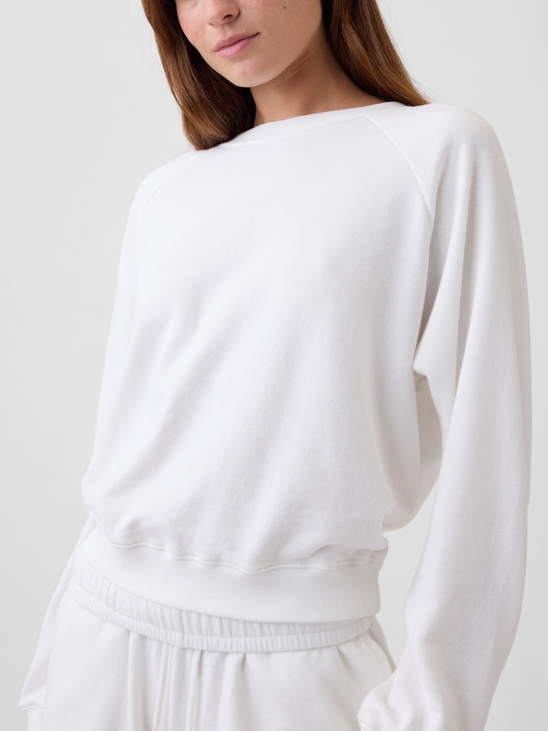 Relaxed French Terry Crewneck Sweatshirt