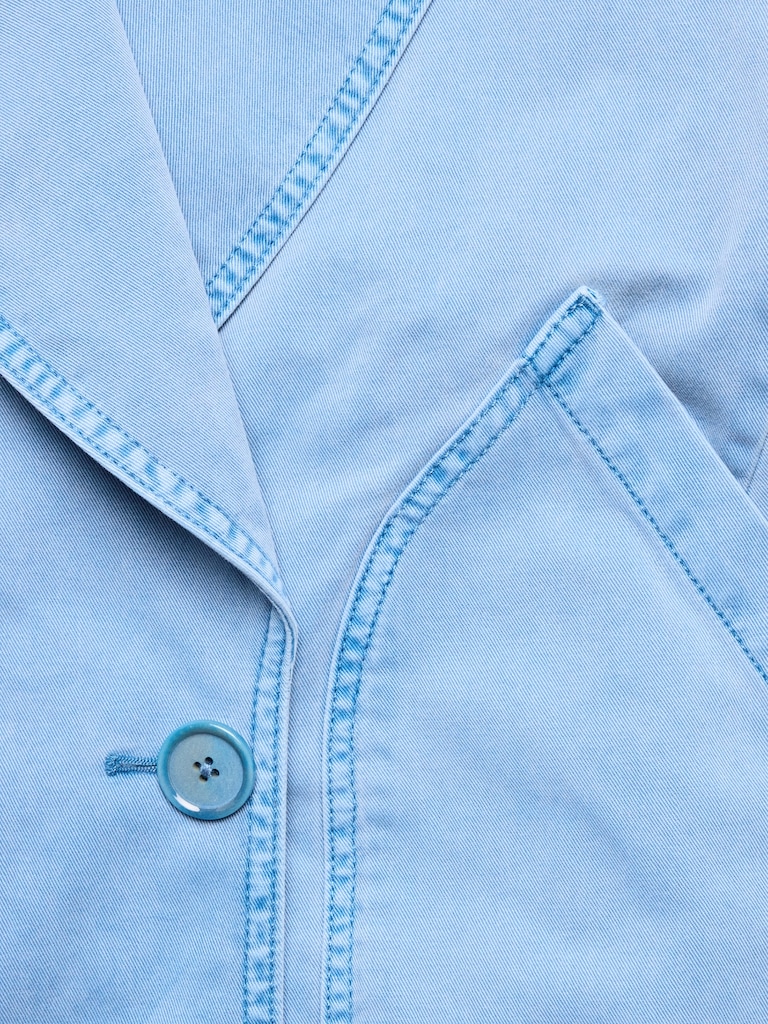 Cotton Twill Peacoat