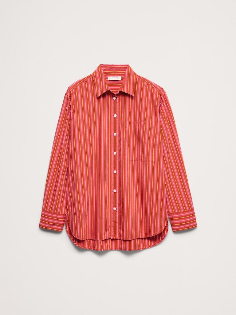 The Oversized Shirt in Cotton Poplin