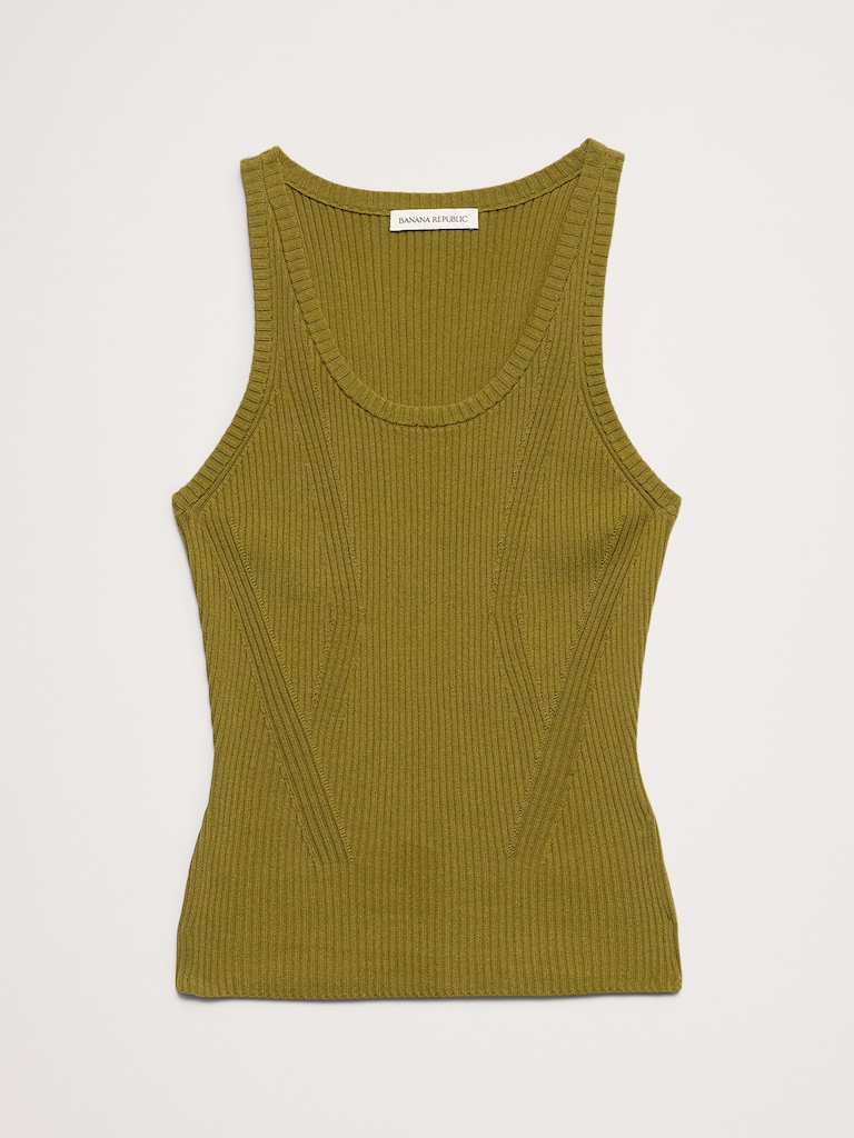 Ribbed Cotton Tank