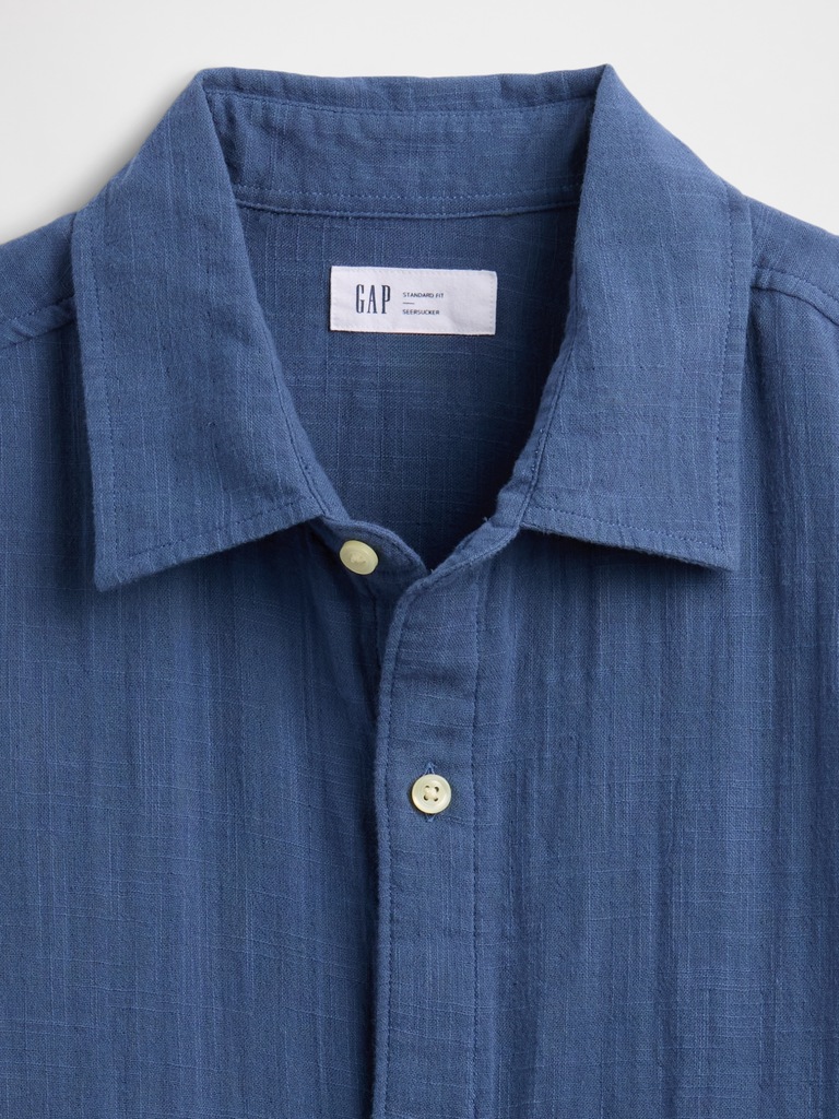 Gauze Shirt in Boxy Fit