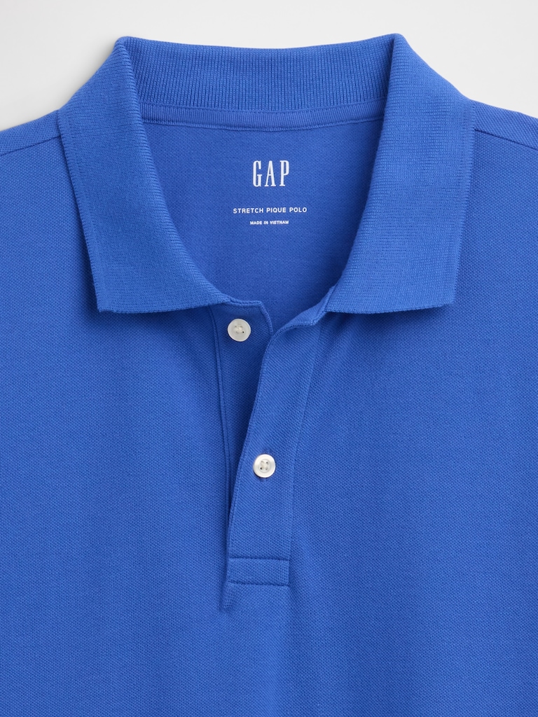 Stretch Pique Polo Shirt