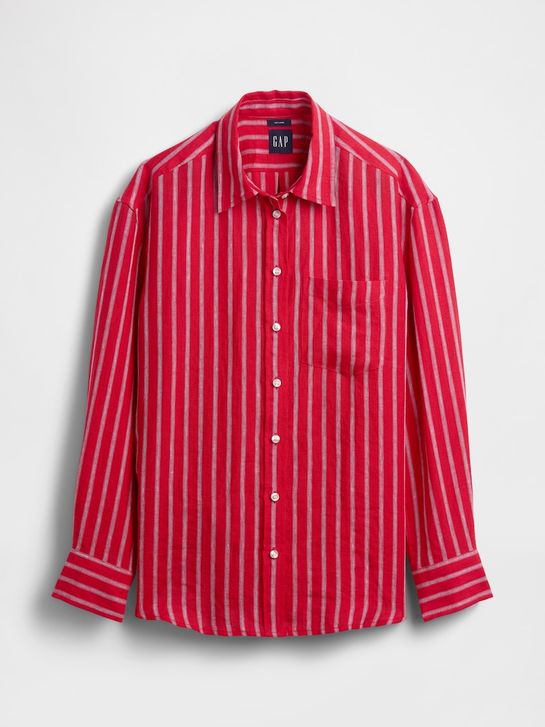 100% Linen Oversized Shirt