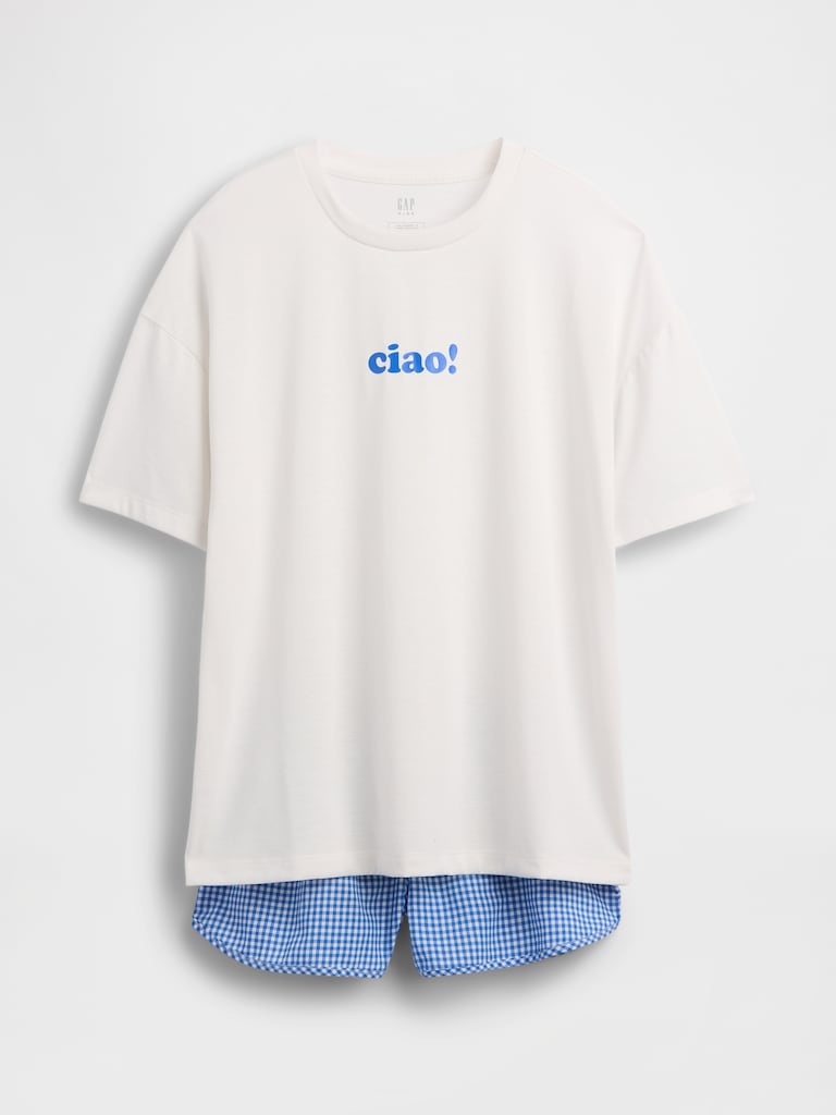 Kids Recycled PJ Short Set